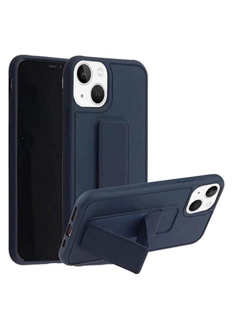 general Case for iPhone 14 Plus, Back Stand Case with Magnet Holder Hand Grip Magnetic Car Mount Anti Scratch Shockproof Cover Case for iPhone 14 Plus (iPhone 14 Plus, Navy Blue) - Image 1
