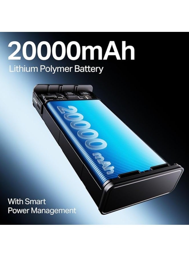 بوات EnergyShroom PB400 مع بطارية 20000mAh، شحن سريع ثنائي الاتجاه 22.5W، حماية ذكية IC بطبقة 12 - Image 3