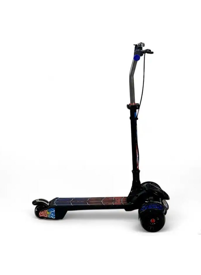 سكوتر أطفال ثلاثي العجلات – إضاءة LED وقابل للطي - Image 2