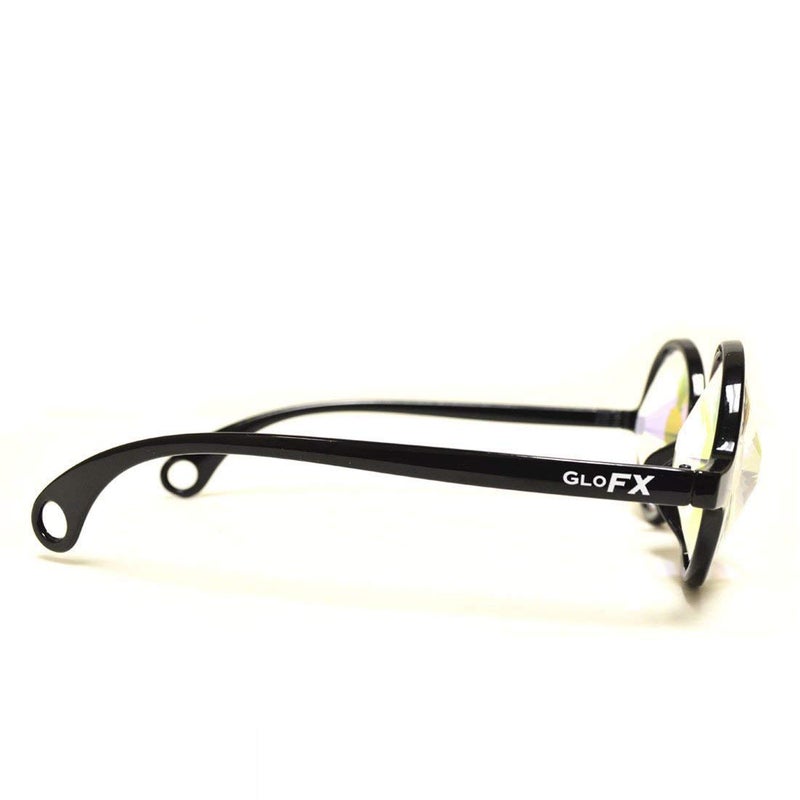 GloFX نظارات جلافيكس كاليودوسكوب | نظارات انكسار مع عدسات كريستالية قوس قزح وتأثير الثقب الدودي | مثالية لمهرجانات EDM، الحفلات، مهرجانات الموسيقى، إنشاء المحتوى، الأزياء - Image 3