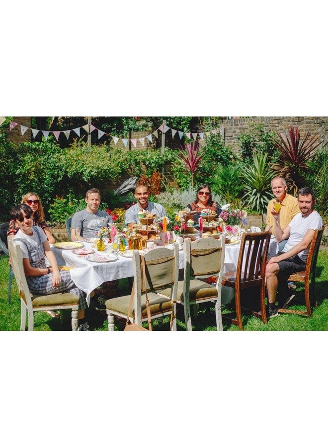 Talking Tables Floral Afternoon Tea Party Decorations for 16 Guests Disposable Tableware Set Pretty Paper Plates Napkins, Teacups, Bunting Tablecloth for Birthday, Mother's Day, Baby Shower, Made by Talking Tables - Image 5