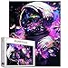 Aihonmin American Astronaut NASA Jigsaw Puzzles for Adults 1000 PiecesPurple Spaceman Jigsaw Puzzle Art 20 x 27 Inches Colorful DIY Puzzles for Home Decoration Family Puzzle Perfect for Game Nights - Image 2