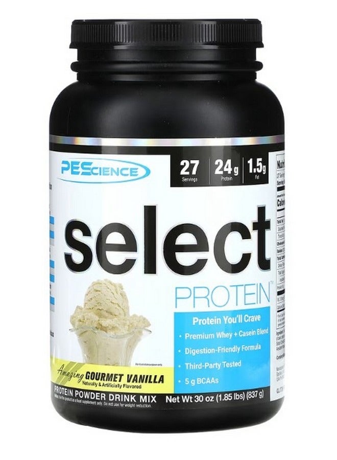 PEScience Select Protein Amazing Gourmet Vanilla 1.85 lbs 837 g - Image 1