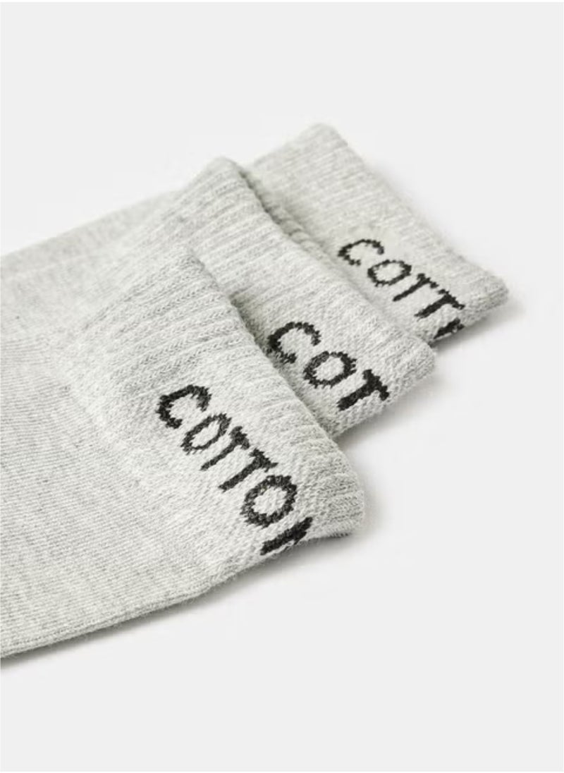COTTONIL Pack of 3 Cotton Half Towel Sport Socks for Men  - Image 4