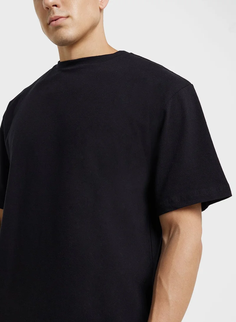 Seventy Five  Graphic Oversized T-Shirt for Men | Best Price UAE