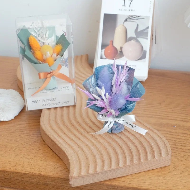 Bluejw TC Real Natural Dried Flower Bouquet – Mini Boho Dry Flower & Dried Plants Car Perfume with Air Vent Clip for Long-Lasting Fragrance & Stylish Decoration - Image 5