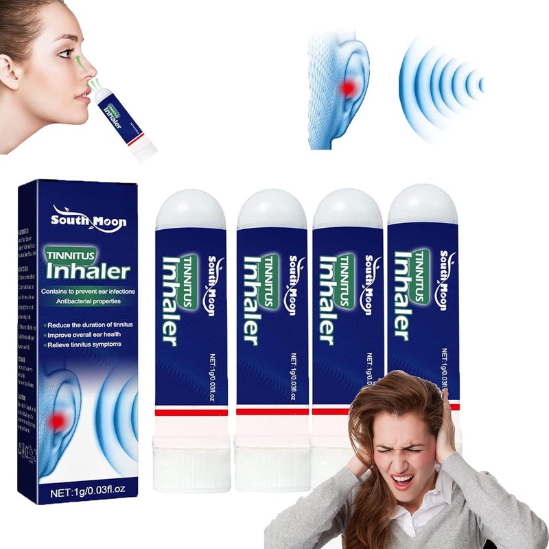 cheekyglo Instant Tinnitus Relief Nasal Inhaler, Tinnitus Relief for Ringing Ears Device, Nasal Inhaler for Sinus Relief, Natural Nasal Inhaler for Tinnitus Symptoms Difficult of Hearing Ear (4PCS) - Image 1