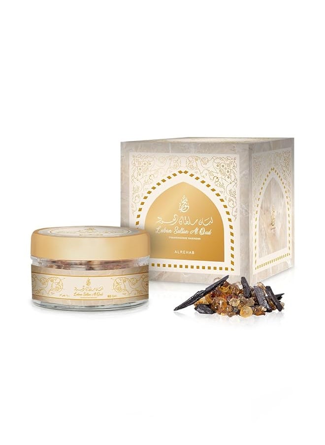 Al Rehab Sultan Al Oud Luban Bakhoor 60 G  - Image 1