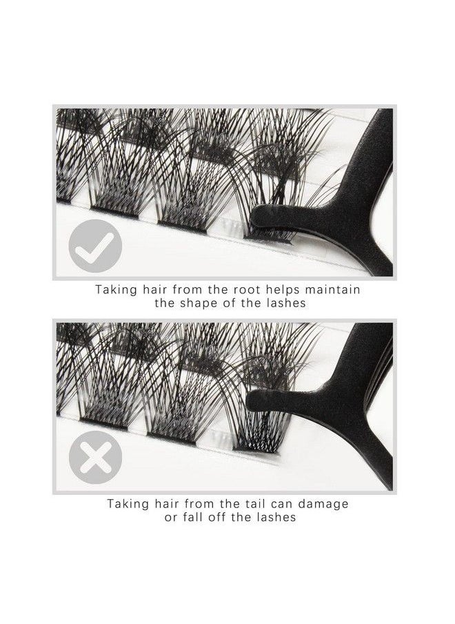 HOSAILY - Lash Clusters 108 Clusters Lashes Diy Eyelash Extensions 3D Volume Effect D Curl Individual Lash Clusters Mixed 810121416Mm Wide Band Cluster Lashes For Home Use - Image 1