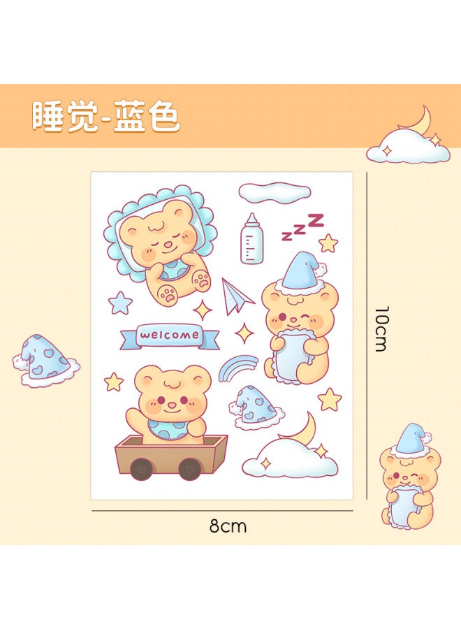HELPS Creative Cartoon Stickers For Students Cute Pet Waterproof Self-adhesive Diy Handbook Stickers Water Cup Mobile Phone Case Decorative Stickers - Image 1