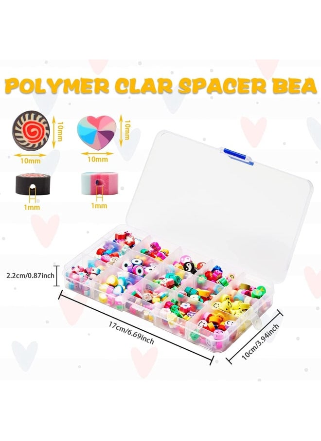 Generic - With these brightly colored clay beads, you can DIY various accessories with your family and friends, and you can also have a lot of fun. *Enduring durable *Light texture *Comfortable to wear *Smooth surface *Color bright *Long-term wear time and repeated use Specification: Material: Polymer Clay. Color: 15 styles mixed color. Quantity:300Pcs Value Set clay beads. Outer aging：Transparent box. Application：Necklaces, bracelets, earrings, keychains, anklets, mobile phone lanyards, earrings, jewelry accessories. Warm Tips: 1.Due to its handmade, each size will be slightly different. 2.Children should use these beads and kits under adult supervision to avoid accidental ingestion. - Image 1