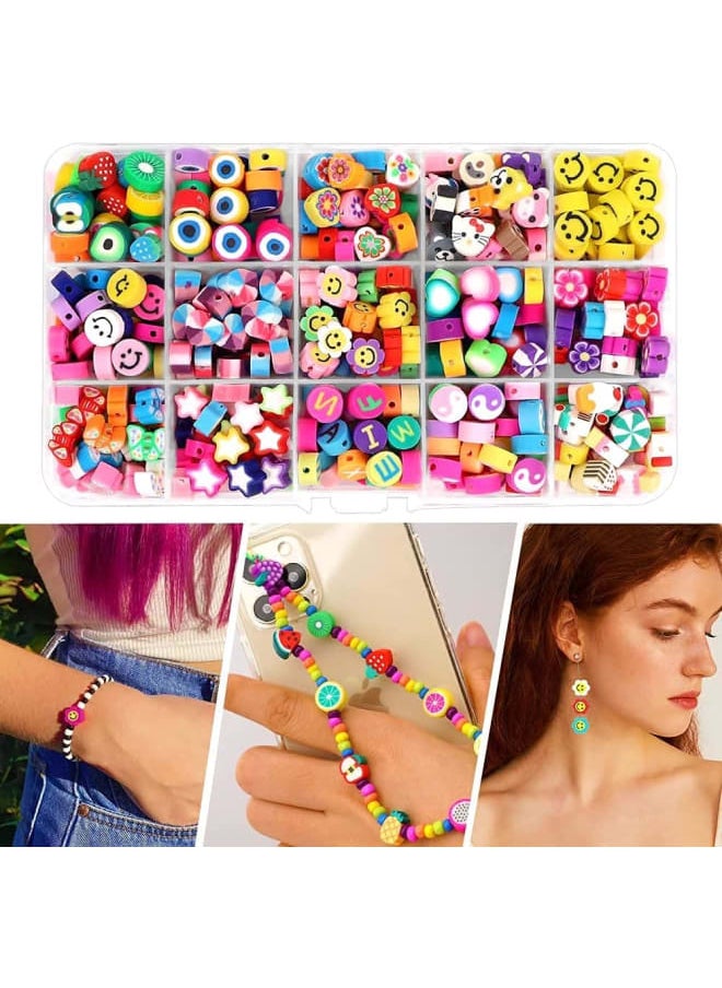 Generic - With these brightly colored clay beads, you can DIY various accessories with your family and friends, and you can also have a lot of fun. *Enduring durable *Light texture *Comfortable to wear *Smooth surface *Color bright *Long-term wear time and repeated use Specification: Material: Polymer Clay. Color: 15 styles mixed color. Quantity:300Pcs Value Set clay beads. Outer aging：Transparent box. Application：Necklaces, bracelets, earrings, keychains, anklets, mobile phone lanyards, earrings, jewelry accessories. Warm Tips: 1.Due to its handmade, each size will be slightly different. 2.Children should use these beads and kits under adult supervision to avoid accidental ingestion. - Image 1