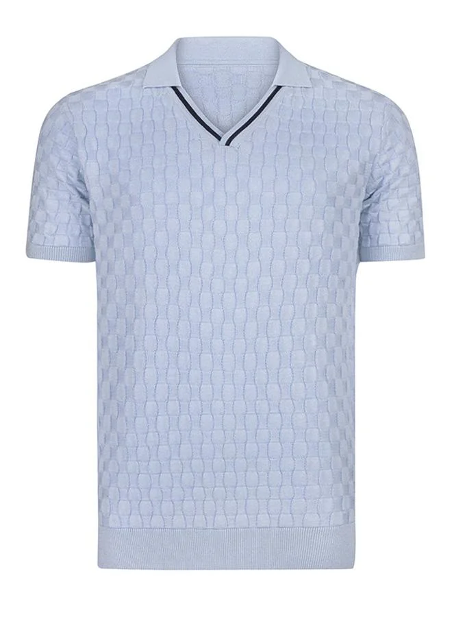 JIMMY SANDERS Tricot Polo Shirt Short Sleeve