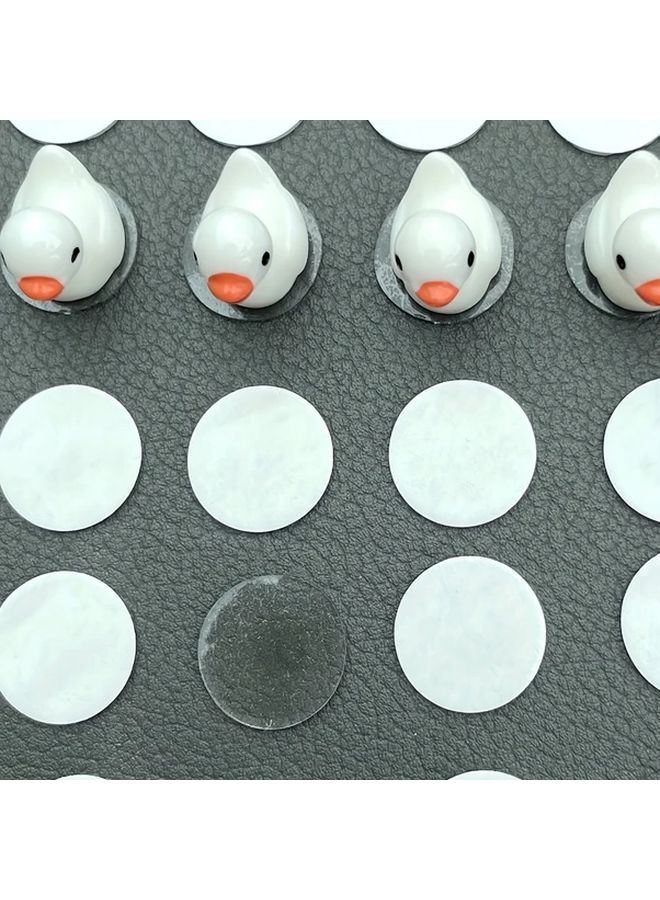 25pcs Double Sided Nano Adhesive Synthetic Rubber Load Bearing Up To 2 2LB Transparent - Image 2