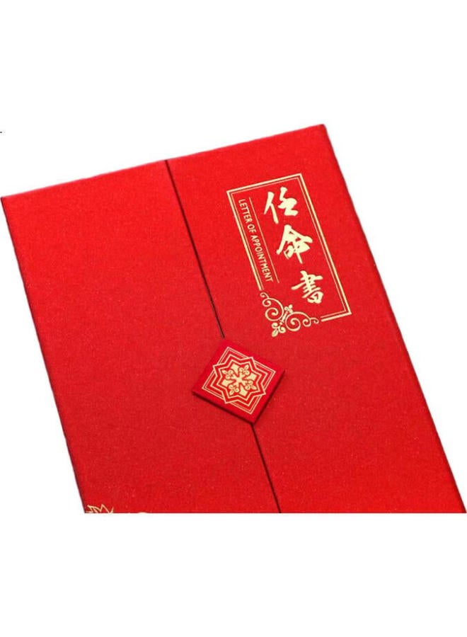 Befon A4 Appointment Letter Cover, Appointment Certificate Holder, Commission Document, Student Appointment Certificate, Award Certificate Holder, Protective Cover With 2 Inner Certificate Pages, 1389 - Image 2