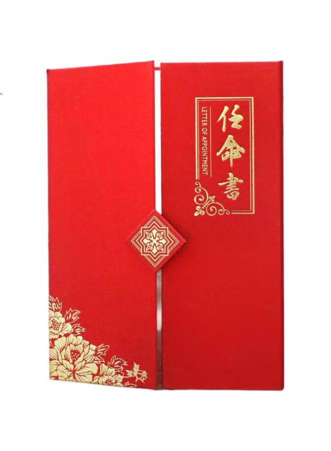 Befon A4 Appointment Letter Cover, Appointment Certificate Holder, Commission Document, Student Appointment Certificate, Award Certificate Holder, Protective Cover With 2 Inner Certificate Pages, 1389 - Image 3