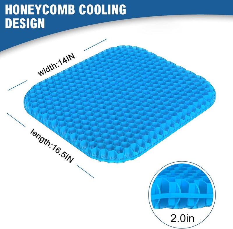 REMEDI Gel Seat Cushion - Cushion with Gel Insert and Machine Washable Incontinence Pad and Fabric Cover - Image 2