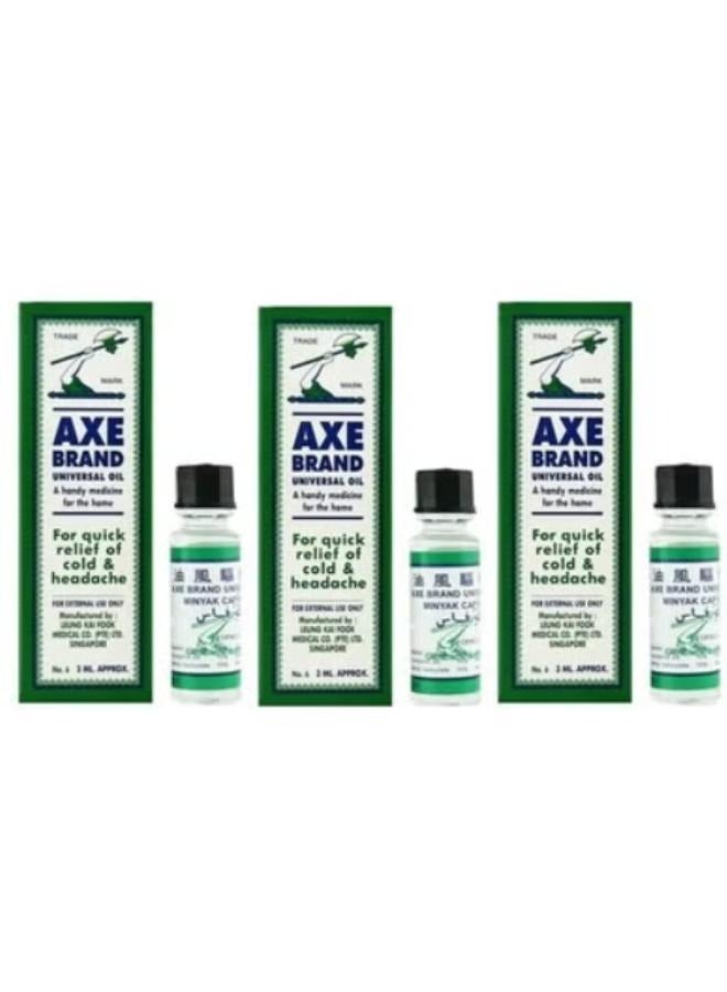 Axe 3 pieces Universal Temporary Light Oil for Muscles and Joints 3 ml  - Image 1