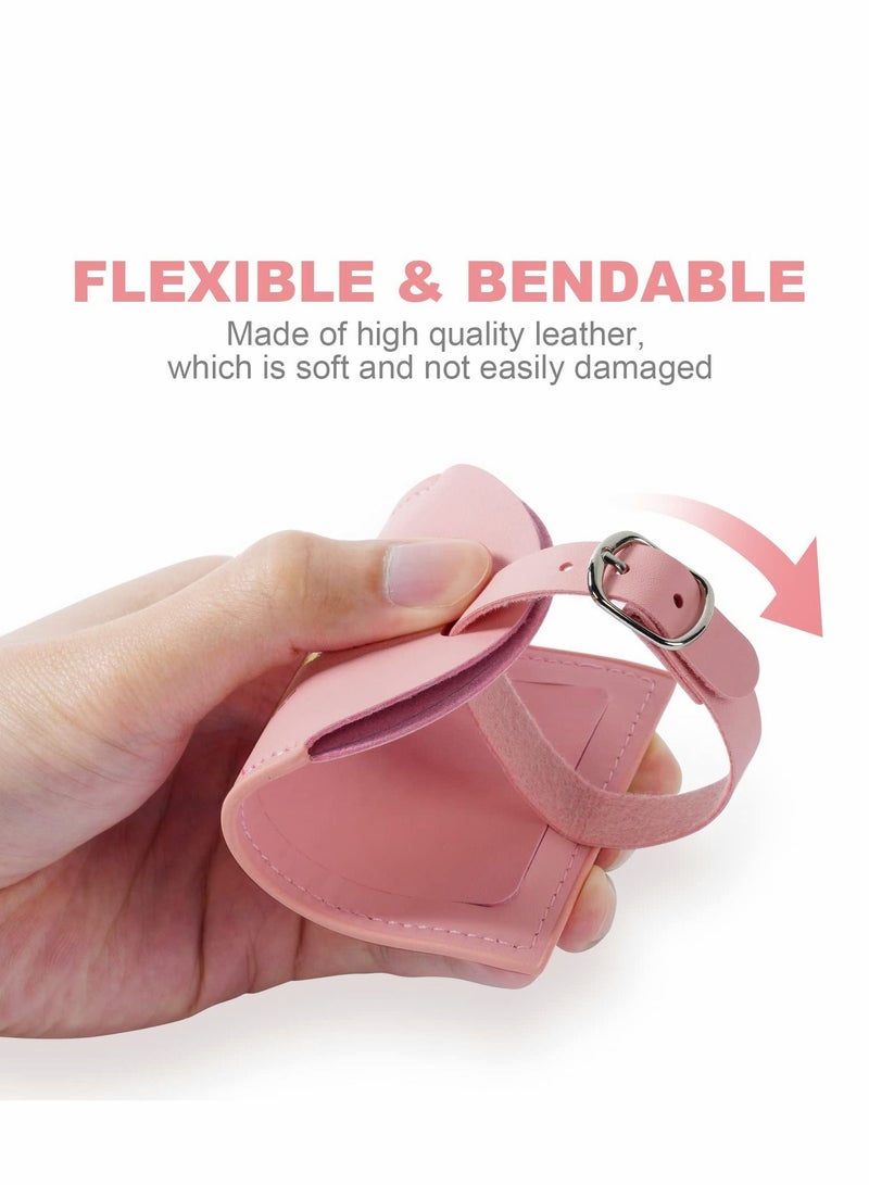 SYOSI Luggage Tags, 2 Pcs Airplane Passport Covers and 2 Pcs Luggages, Holder Travel Suitcase Tag Case Organizer, Bag Labels - Image 4