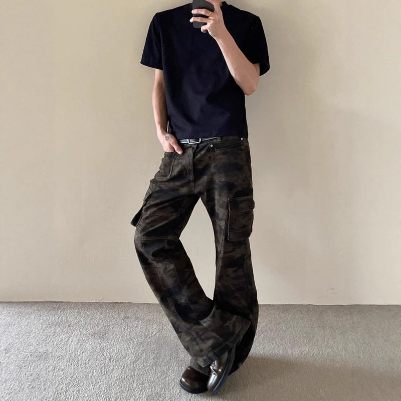 Unisex Classic Denim Jeans Loose Fit Daily Outdoor Wear - Image 3