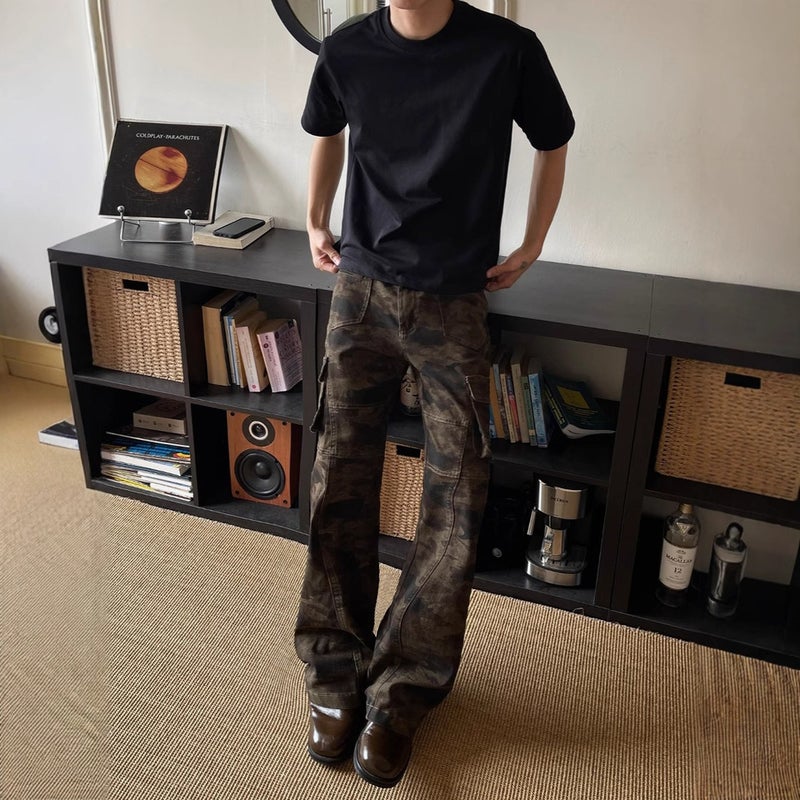 Unisex Classic Denim Jeans Loose Fit Daily Outdoor Wear - Image 4