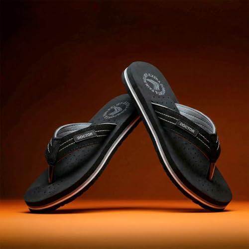DOCTOR EXTRA SOFT Slipper Care Orthopaedic and Diabetic Comfort Doctor Slipper, Flip-Flop, Cushion, Slides and House Slipper for Men's and boys ULTRA SOFT D-28 - Image 2