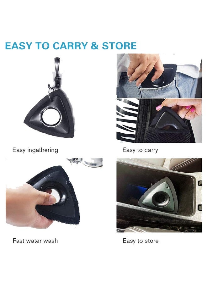 VREENY VREENY Mini Pet Hair Remover Brush for Dogs and Cats - Auto Detailing, Car, Home and Fabric Cleaning - Reusable (Multi Color)  - Image 5