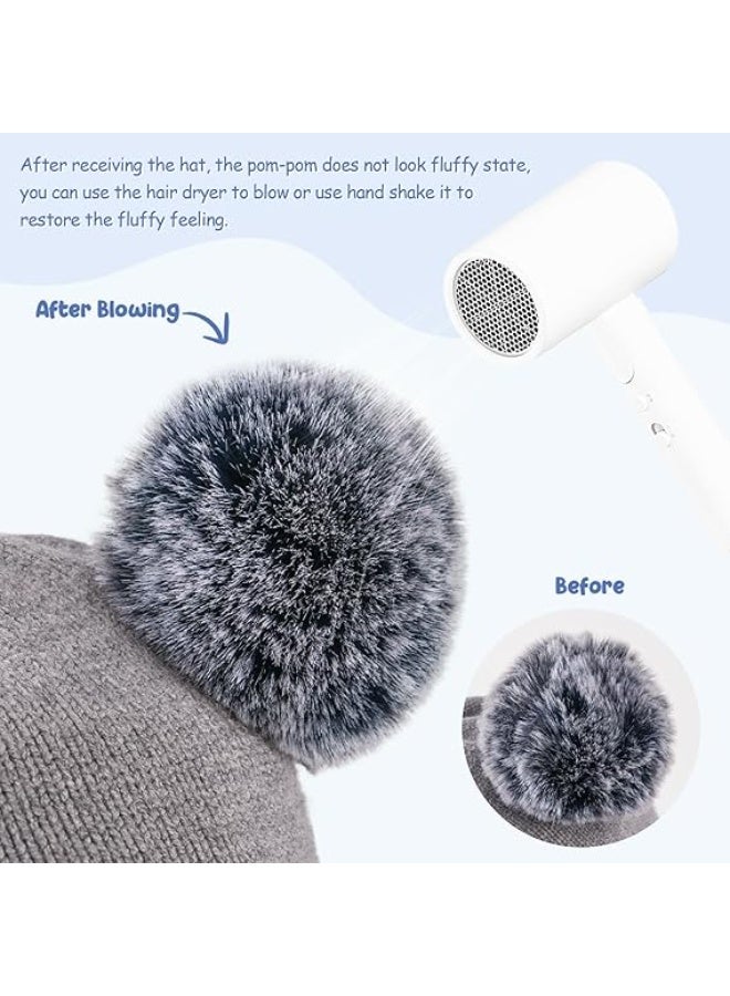 Toddler Winter Hat Scarf Glove Set, Unisex Baby Kids Velvet Lined Knitted Hat with Neck Warmer for Cold Weather - Image 5