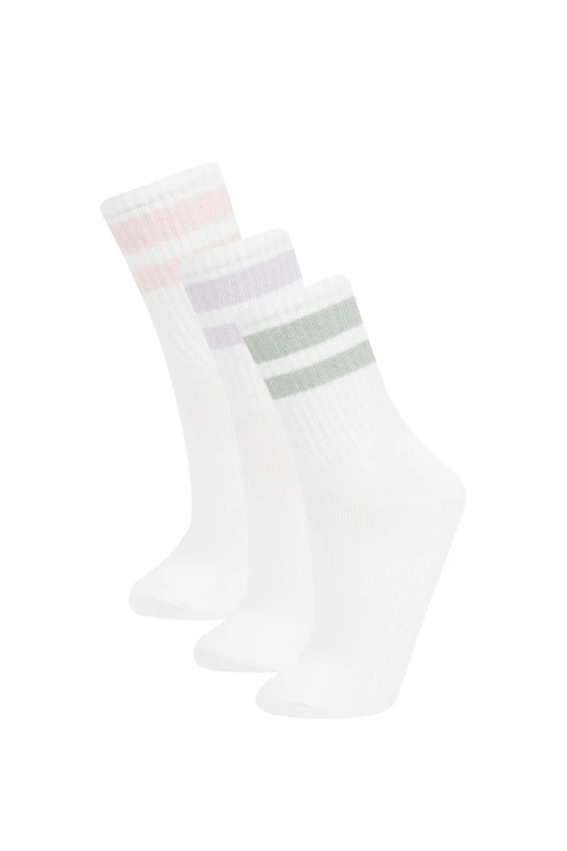 Defacto Girl 3 Piece Cotton Long Socks