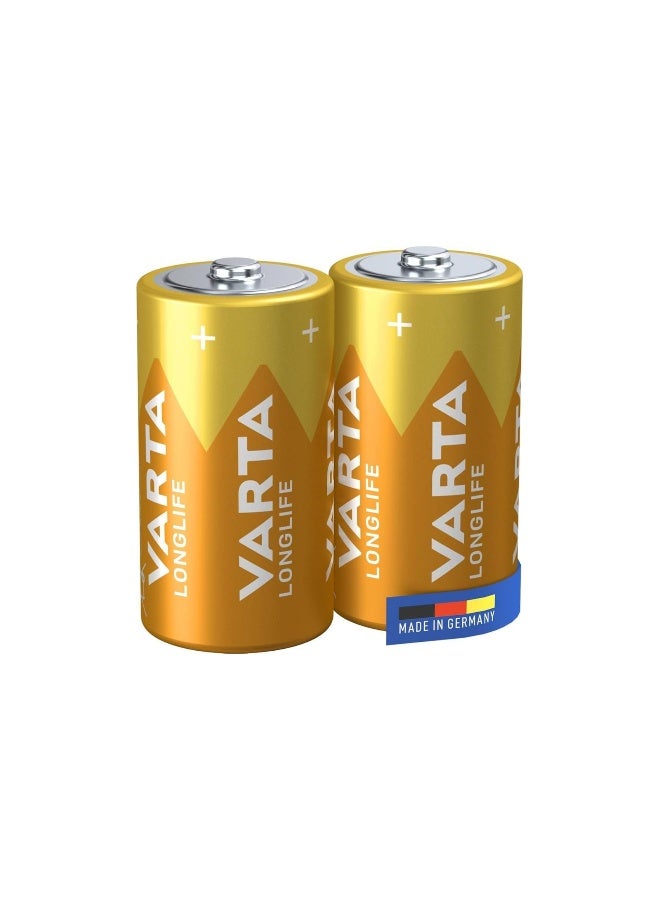 VARTA LONGLIFE C  BLI 2 | Alkaline Energy System | 10 years power in storage guaranteed | High Performance Battery Made in Germany - Image 3