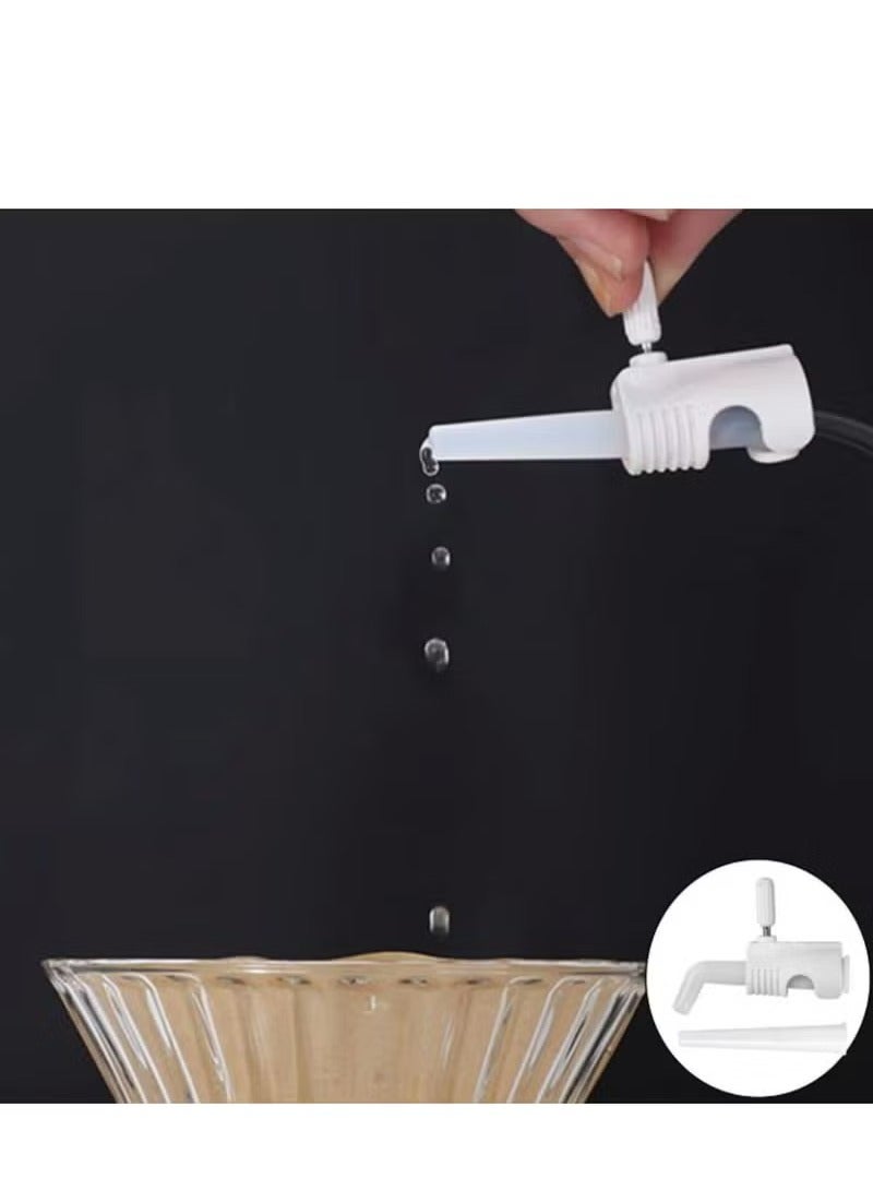 Coffee Dripping Jugs Kettle Gooseneck Pot Restrictor Nozzle Compatible Replacement Part Spout Diversion Aid,white  - Image 2
