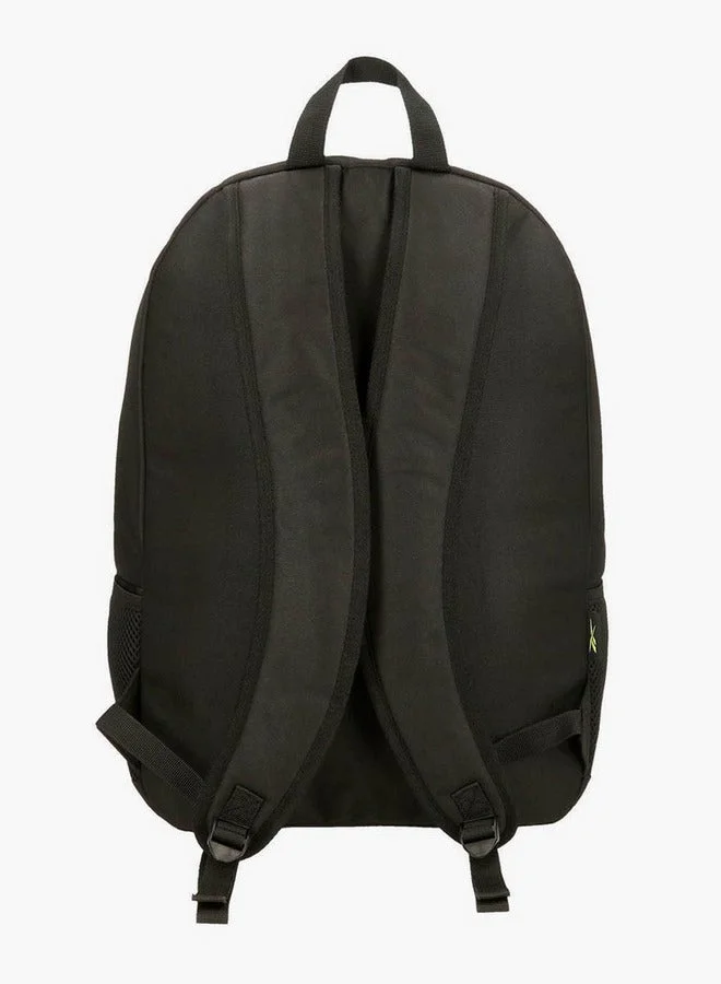 Reebok  Logo Print School Backpack With Adjustable Straps And Zip Closure - 38X19X43 Cm  | Best Price UAE