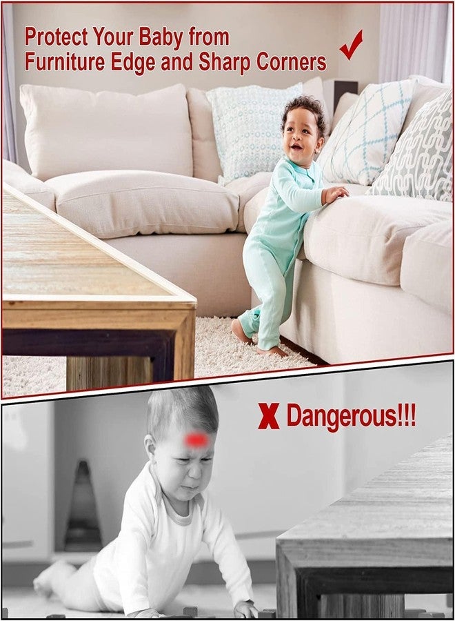 WE-CEF Baby Proofing - Soft Edge Corner Protector, PVC Edge Protector Strip, Corner Protectors for Furniture Against Sharp Corners for Cabinets, Drawers, Tables, (20x20 mm 6 Meter) - Image 4