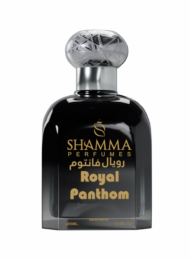 SHAMMA PERFUMES Shamma Parfumes Royal Panthom 85ml – Best Men’s Perfume, Luxury Fruity Oriental Fragrance, Long-Lasting Amber & Red Fruits, Elegant Scent for Events and Daily Wear, Top Perfume for Men - Image 1