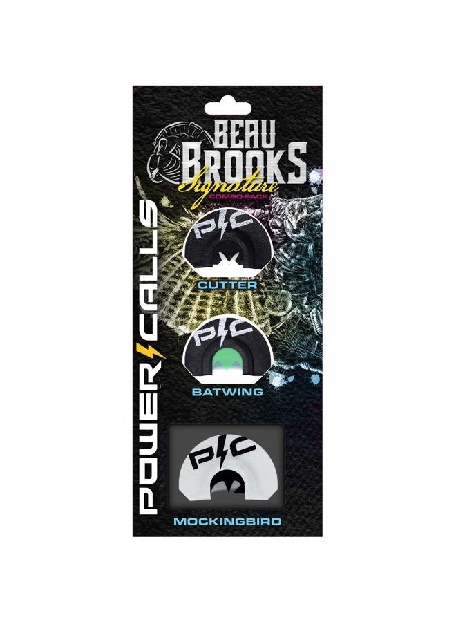 Power Calls Beau Brooks Signature Series | Pro Pack (Batwing, Mockingbird, Cutter) Turkey Diaphragm Calls - Image 2