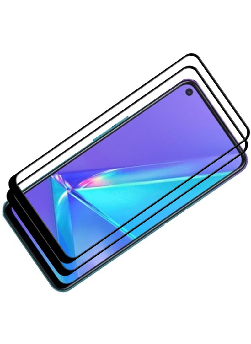 ACLIX 2 Pieces Antistatic ESD Dustproof Premium Quality High Definition Tempered Glass Screen Protector Designed For Oppo A92 - Image 1