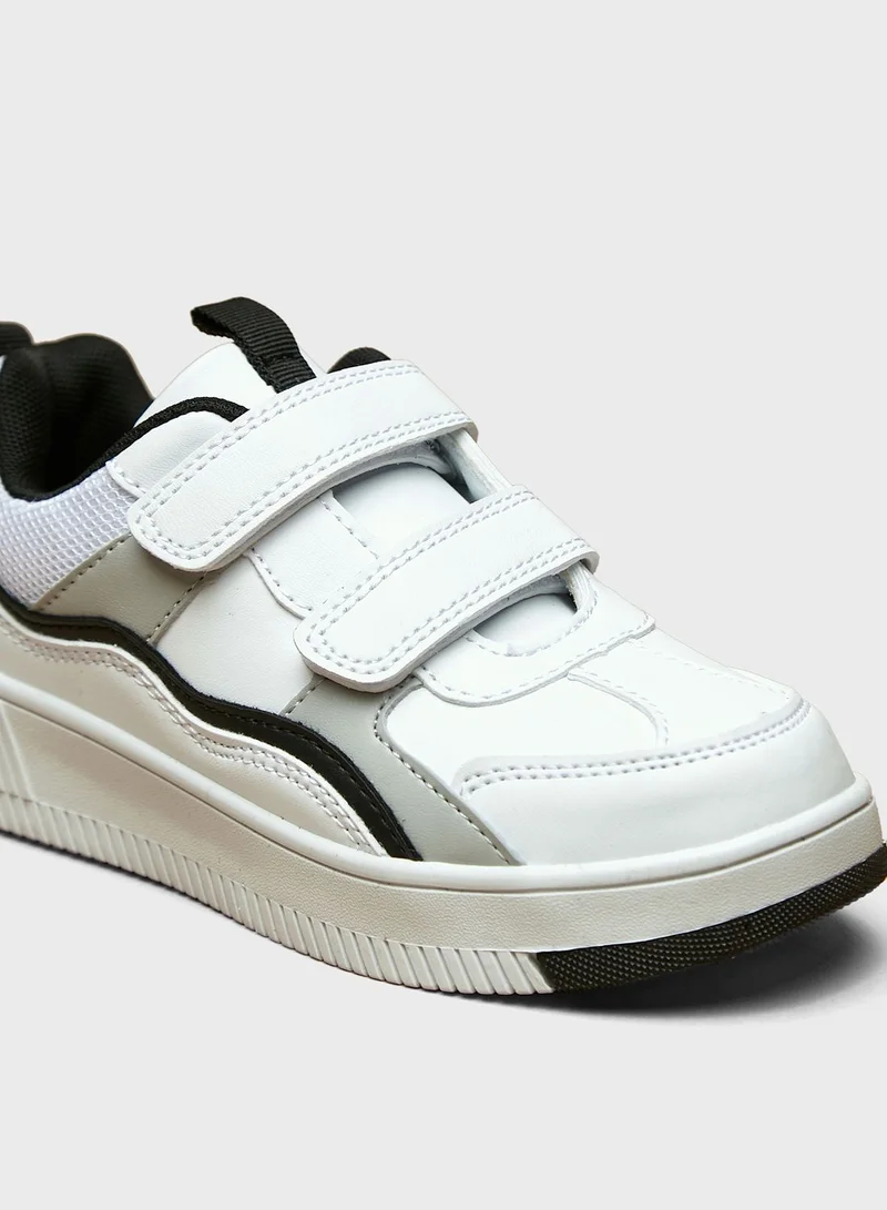 shoexpress Kids Low Top Velcro Sneakers