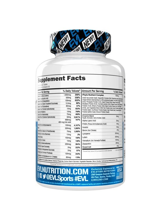 Evlution EVL Advanced Daily Multivitamin - Men's Multivitamin with Essential Minerals Phytonutrient Complex and VitaMode Active Mens Vitamins for Energy with Lycopene for Muscle Bone and Immune Support - Image 3