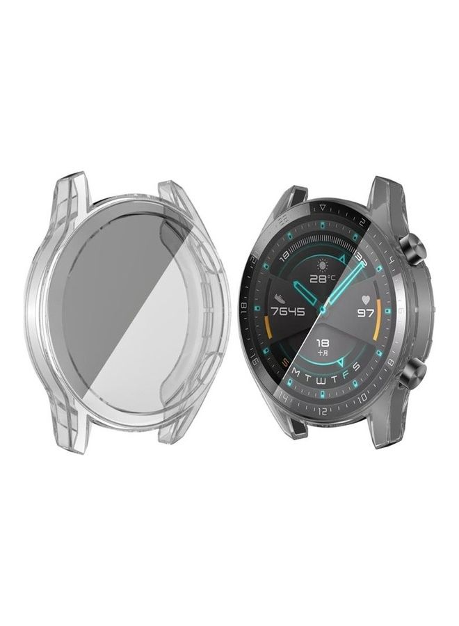 NIBEMINENT TPU All Inclusive Case For Huawei Watch GT2 46mm Clear  - Image 1