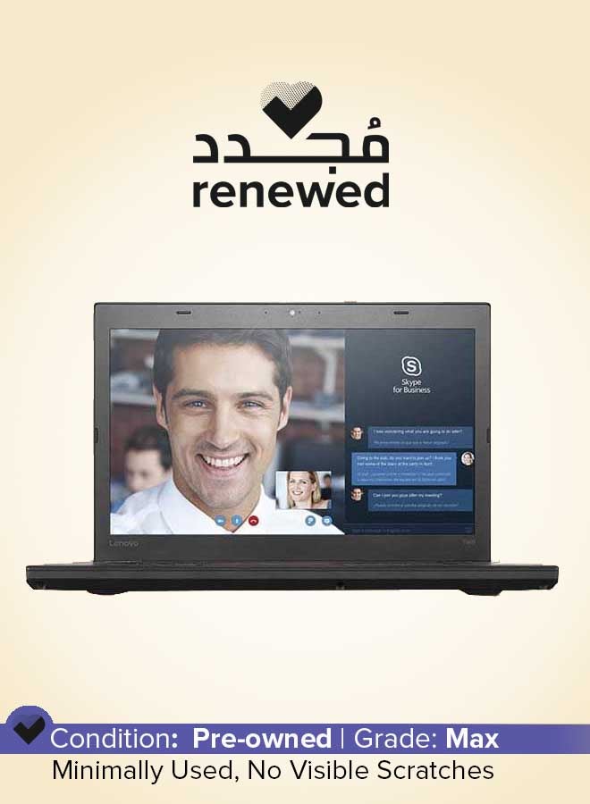 Lenovo Renewed - Thinkpad T460 Laptop With 14-Inch Display,Intel Core i5 Processor,6 GEN/8GB RAM/256GB SSD/520 integrated Hd Graphics black