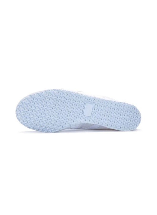 Onitsuka Tiger MEXICO 66 Slip-On Canvas Casual Sneakers Colorblock White/Checkered Blue - Lace-Free Flat Round Toe Lifestyle Shoes for Men and Women, Ages 10+ - Image 5