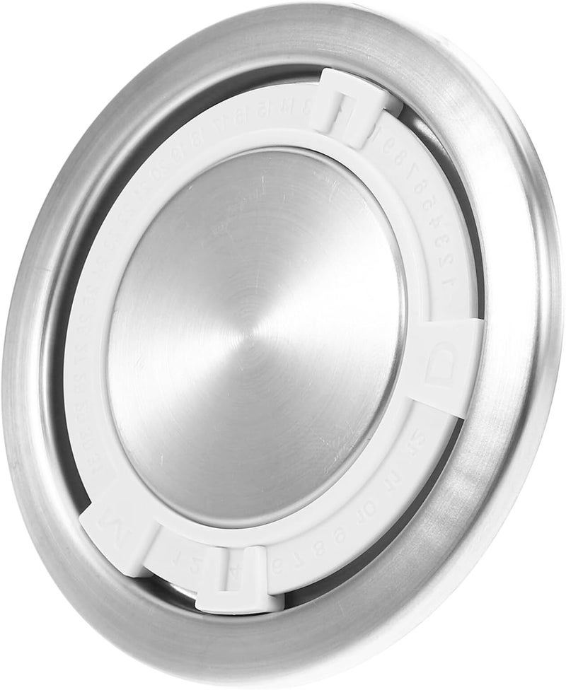 Stainless Steel Regular Mouth Mason Jar Lid, Polished Reusable Jar Cap with Leak-proof Metal Cover for Home Canning and Kitchen Storage - Image 1
