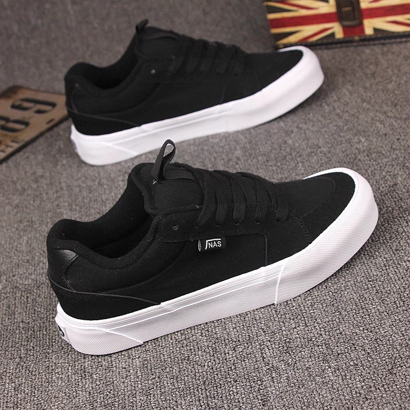Classic Blue Grey Canvas Shoes Bread Shoes Fashionable Breathable Odor-proof Sports Casual Shoes for Men and Women Students Couple''s Skateboard Shoes - Image 5