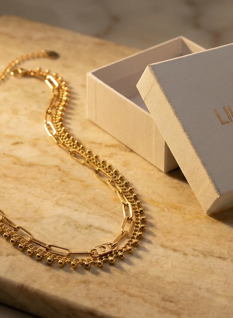Liu Jo Liu Jo Rivet Gold Necklace