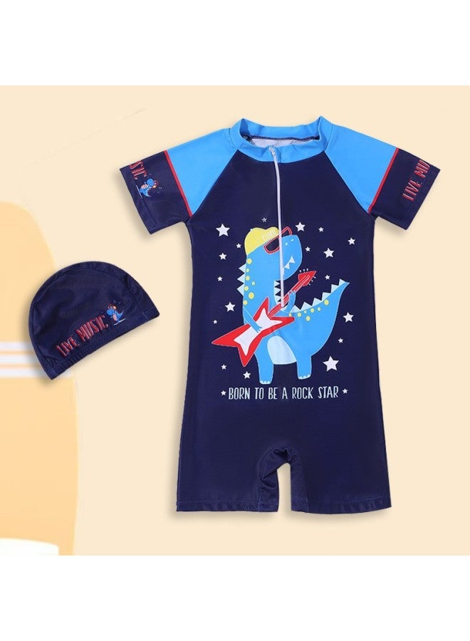 Children's Swimwear Boys Small Middle And Large Children Split Sun Protection Boys Quick-drying Hot Spring Swimming Suit Boys New