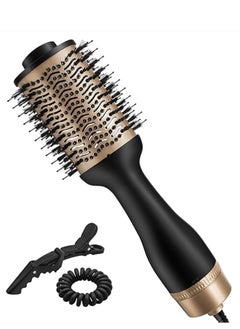 Aburiya 4-In-1 multifeatured Hair Dryer Brush, Hot Air Styling And Volumizer, Curler, Comb And Straightener With Ceramic Coating, advanced hair styling tools  - Image 2