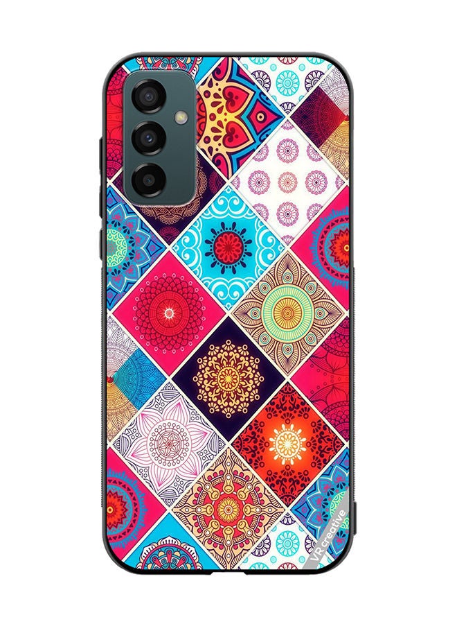 VR CREATIVE Protective Case Cover For Samsung Galaxy F23 Flower Pattern Design Multicolour - Image 1