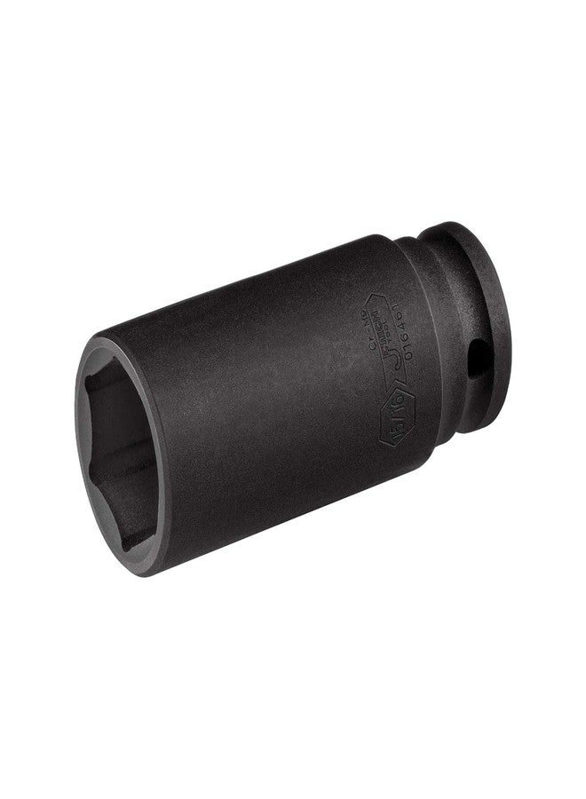 Jetech 1/2 Inch Drive 15/16 Inch Deep Impact Socket, Made with Heat-Treated Chrome Molybdenum Alloy Steel, 6-Point Design, SAE - Image 1