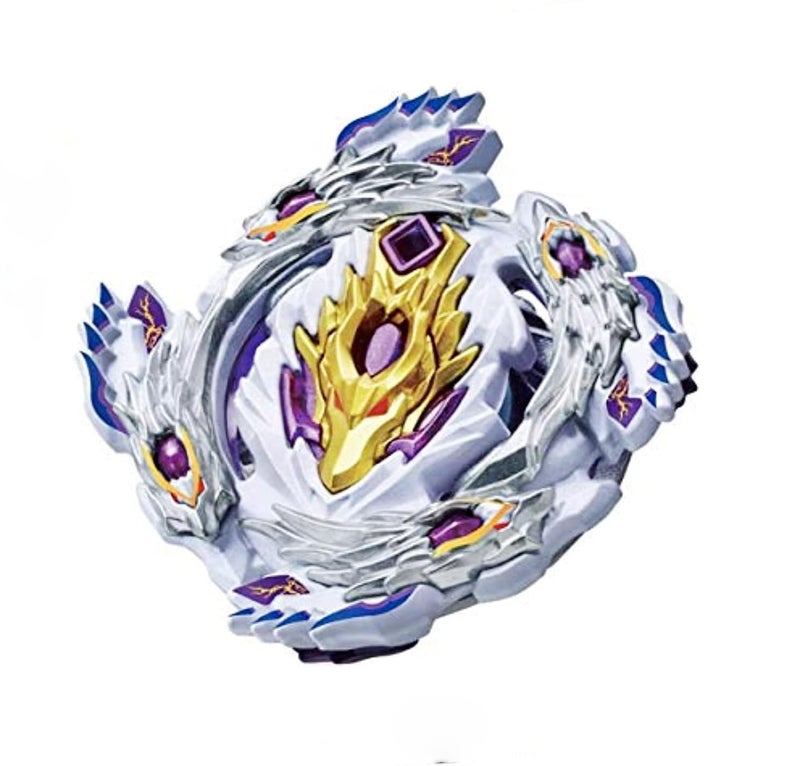 BelleJiu Battling Tops Burst B-110 Starter Bloody Longinus.13.JI with Launcher Spinning Top, Multicolor