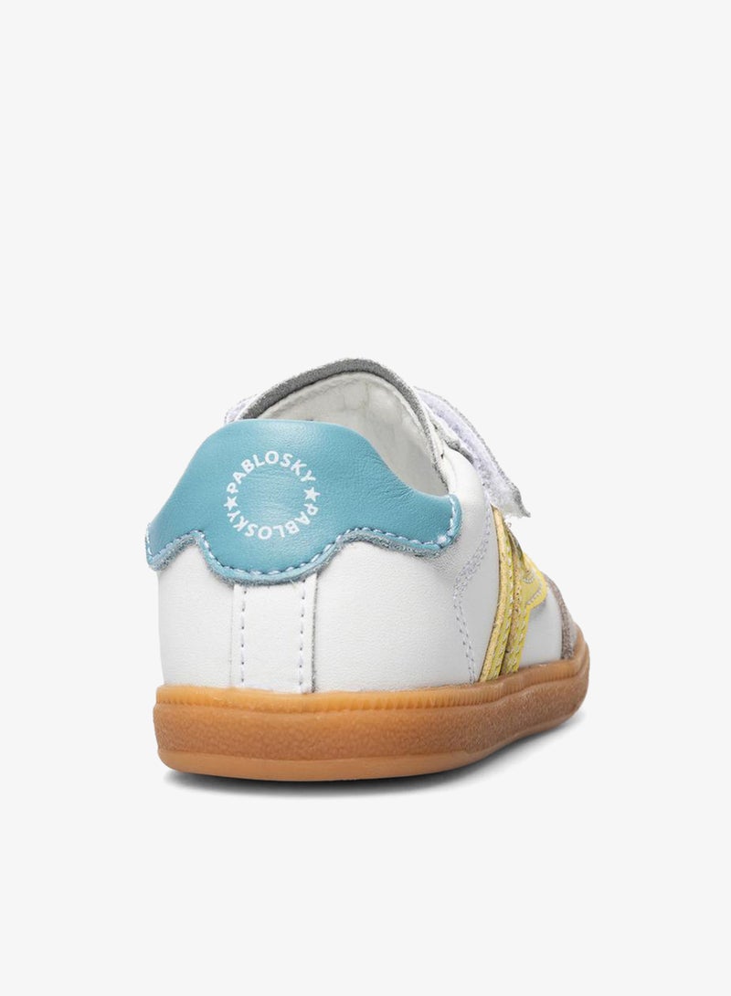 Pablosky Leather Ankle Sneakers With Hook & Loop Closure - Image 3